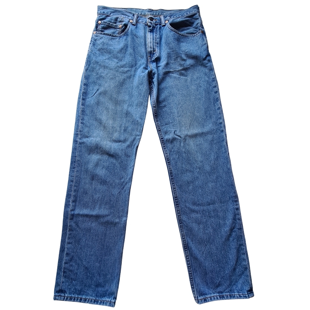 Levi's Mens 504 Straight Denim Jeans W35 L32 - Picture 2 of 16